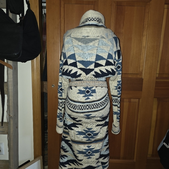 Faherty Yellowtail Paloma Duster Organic Cotton Cardigan Size Small - Picture 6 of 14